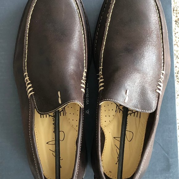 Martin Dingman Classic Diamond KURT Leather Venetian Loafers 530082M 9-1/2 NWT - Picture 4 of 10